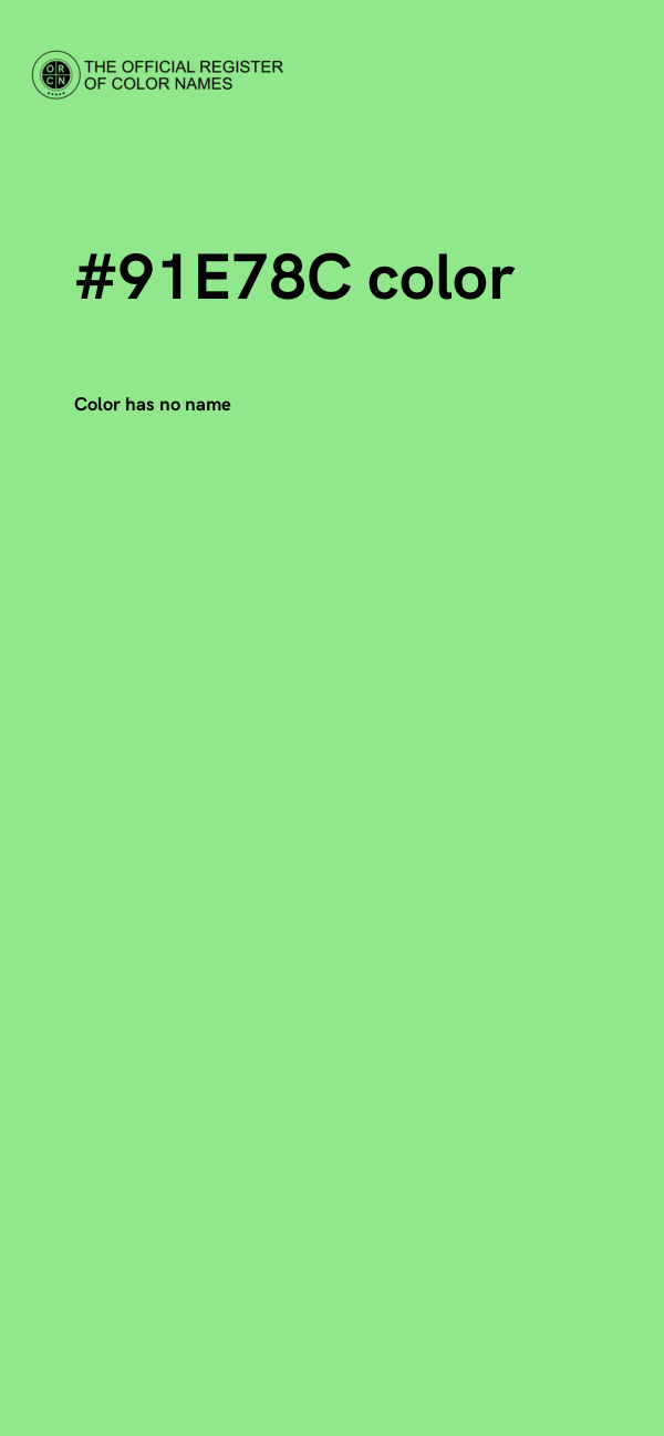 #91E78C color image