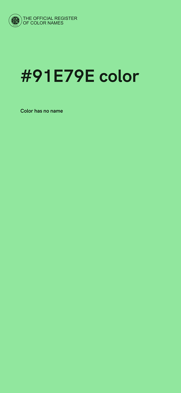 #91E79E color image