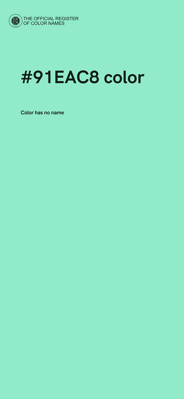 #91EAC8 color image