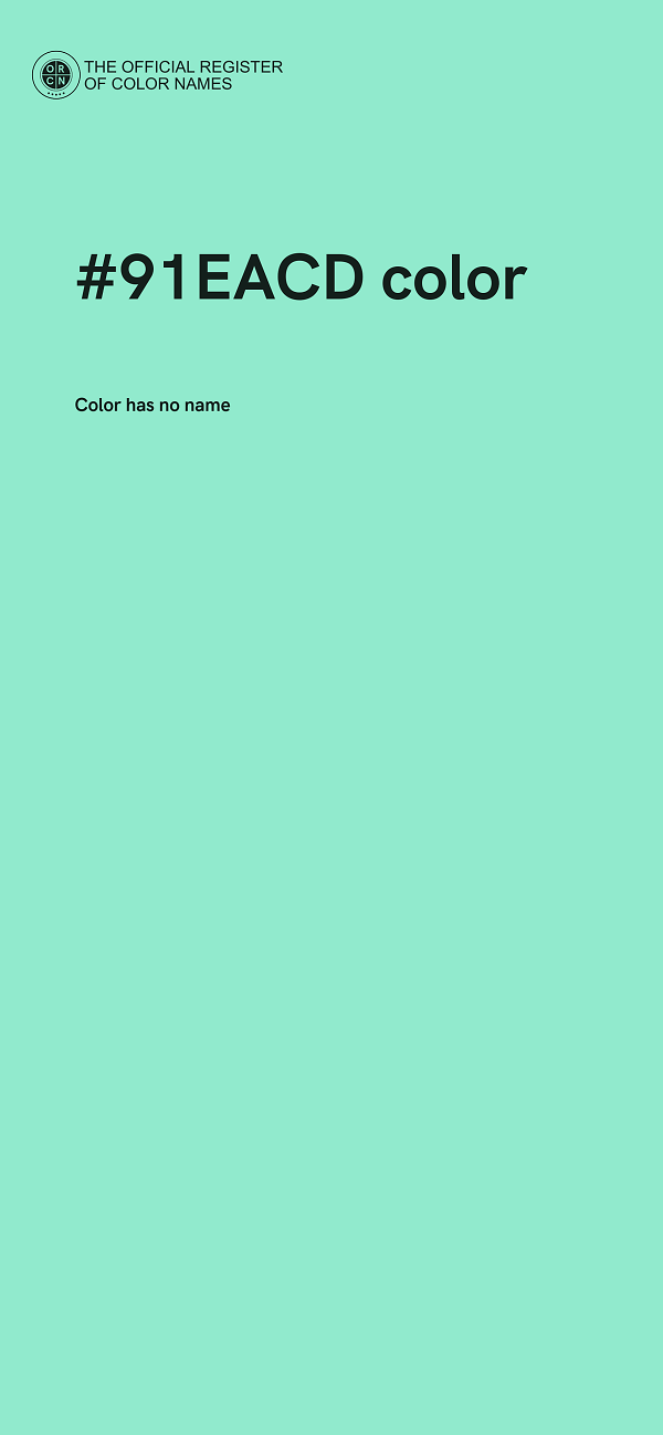 #91EACD color image