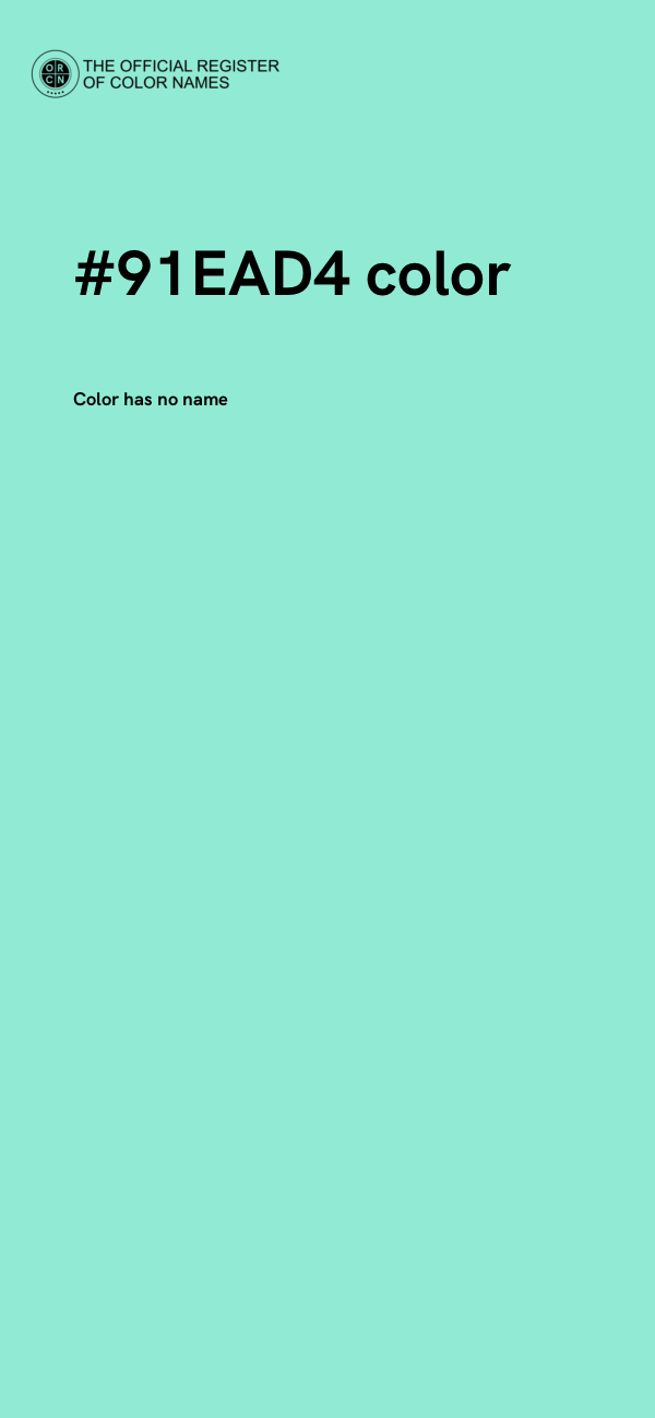 #91EAD4 color image