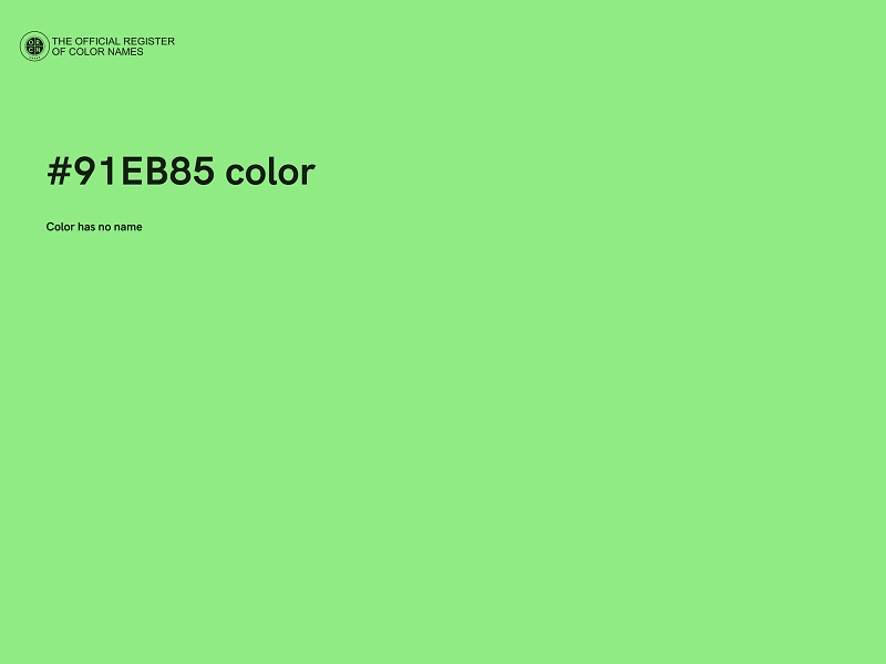 #91EB85 color image