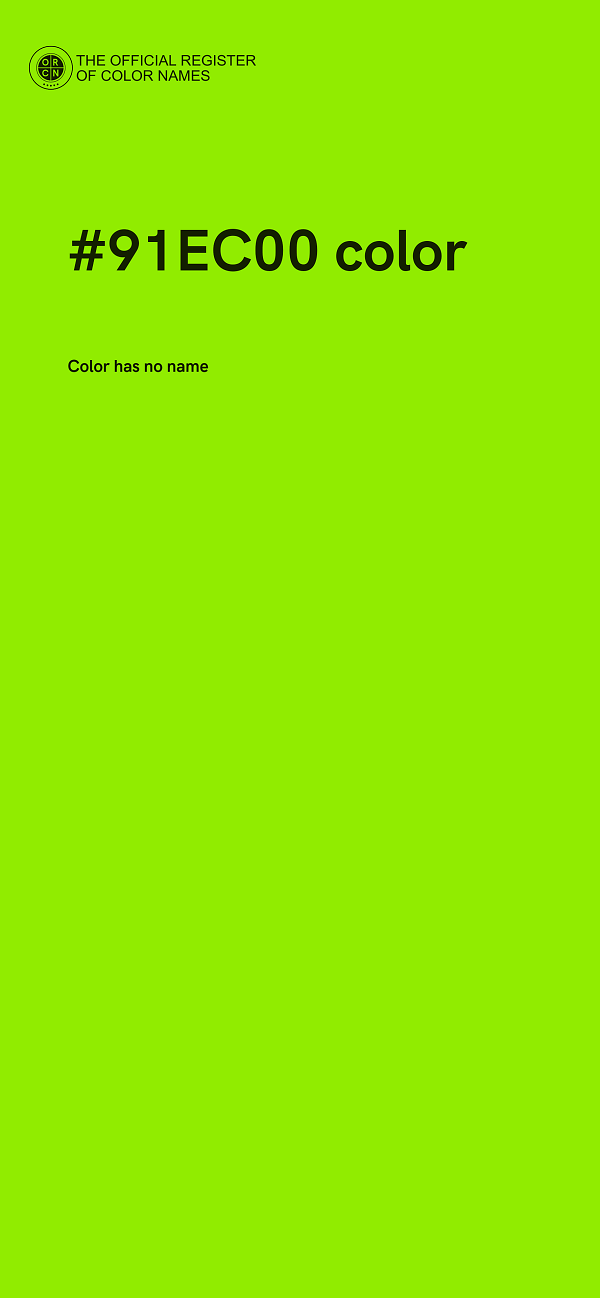 #91EC00 color image