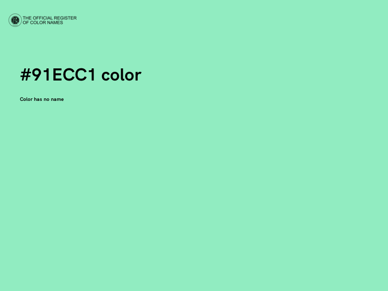 #91ECC1 color image