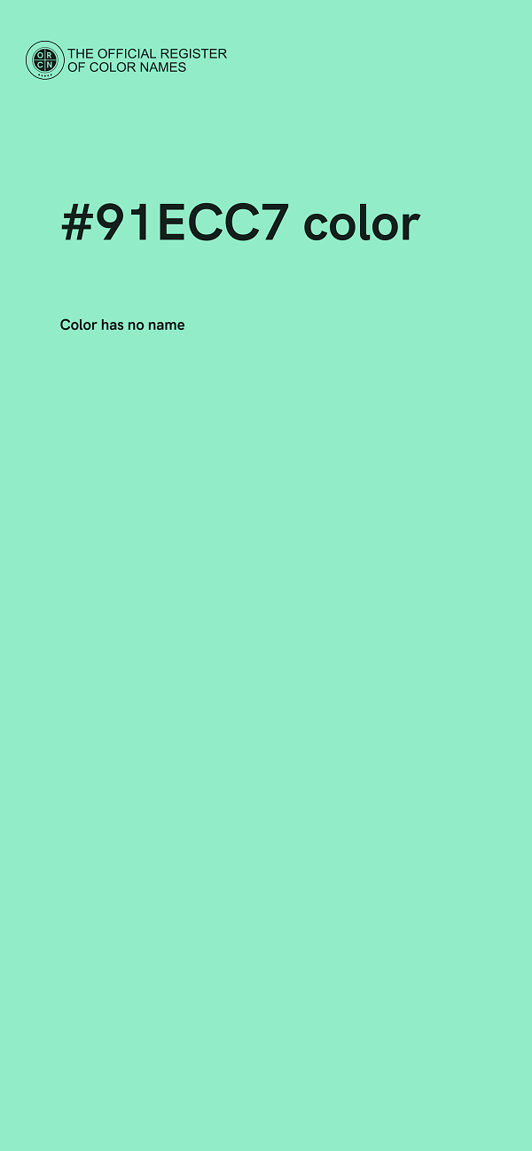 #91ECC7 color image