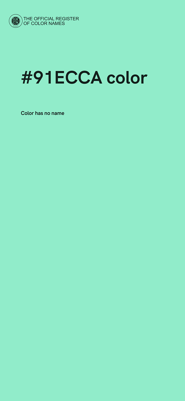 #91ECCA color image