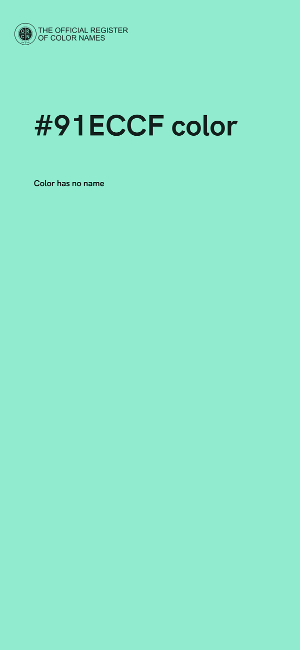 #91ECCF color image