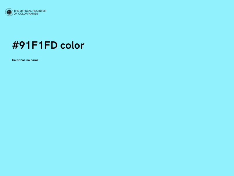 #91F1FD color image