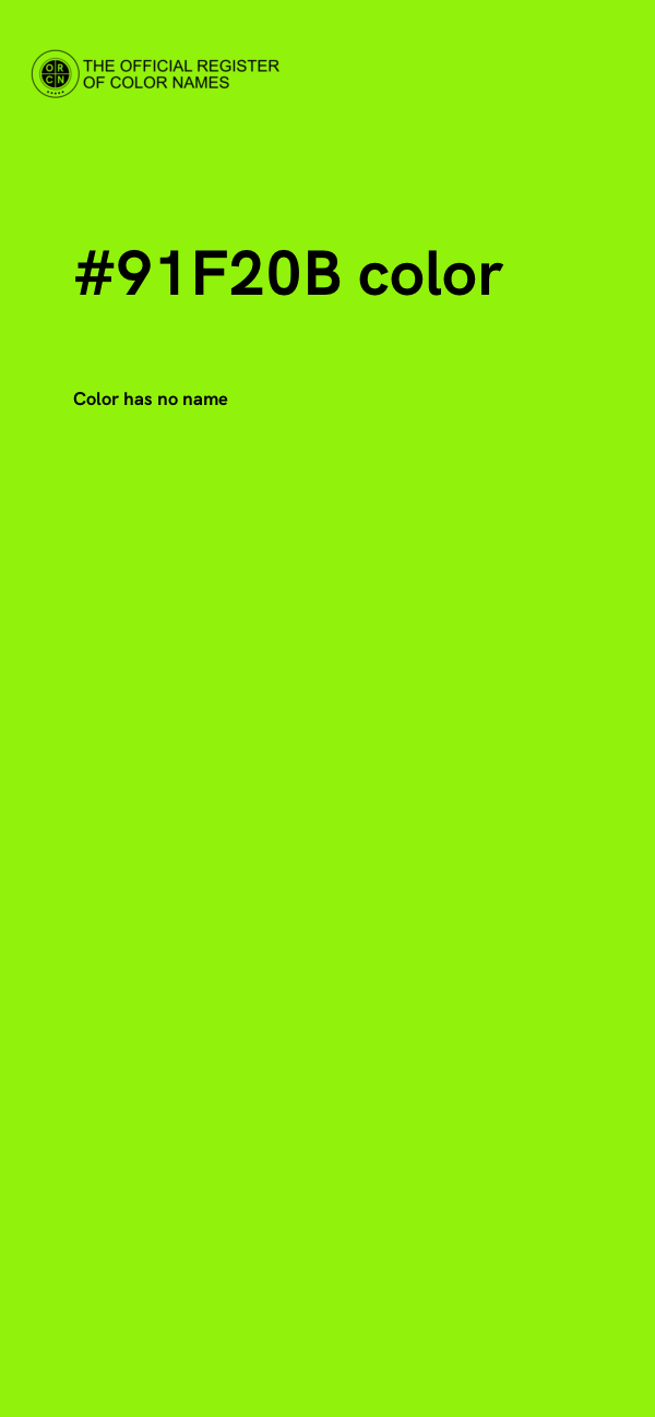 #91F20B color image
