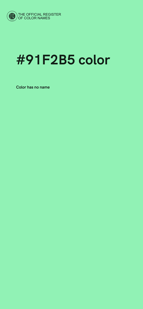 #91F2B5 color image