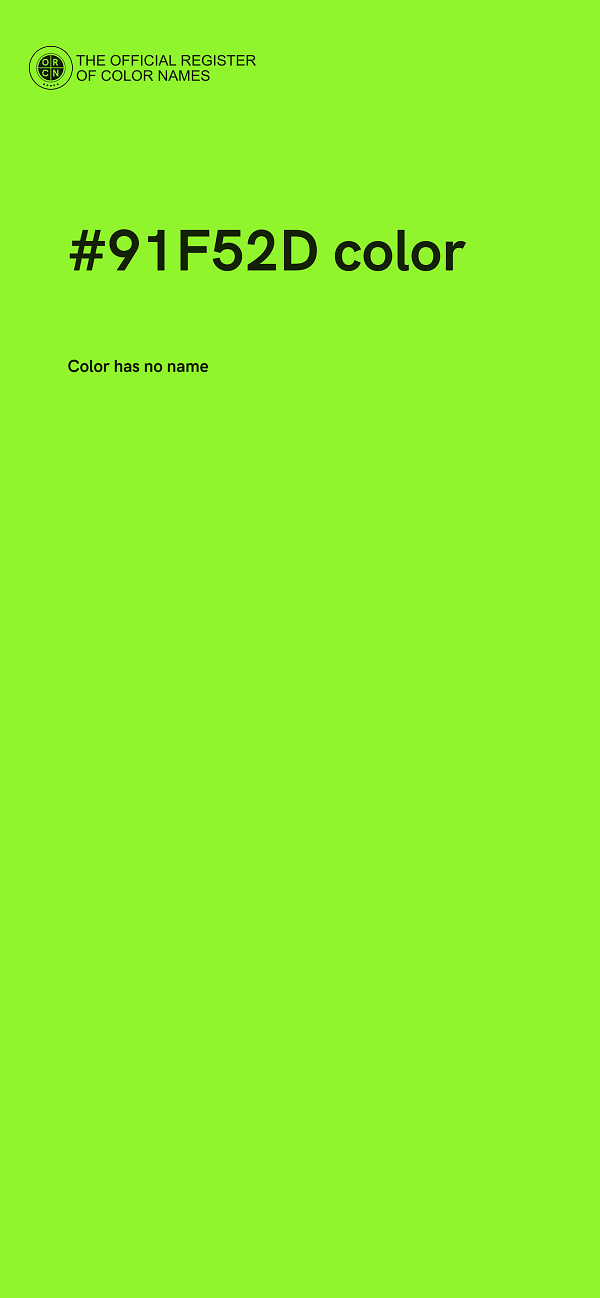 #91F52D color image