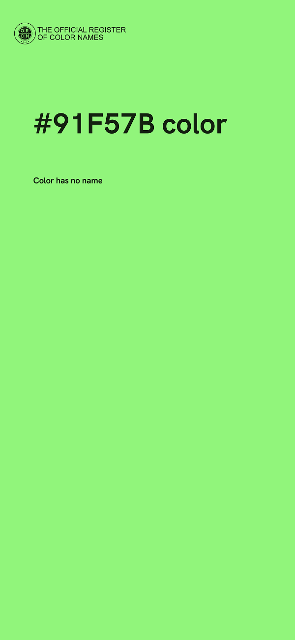 #91F57B color image