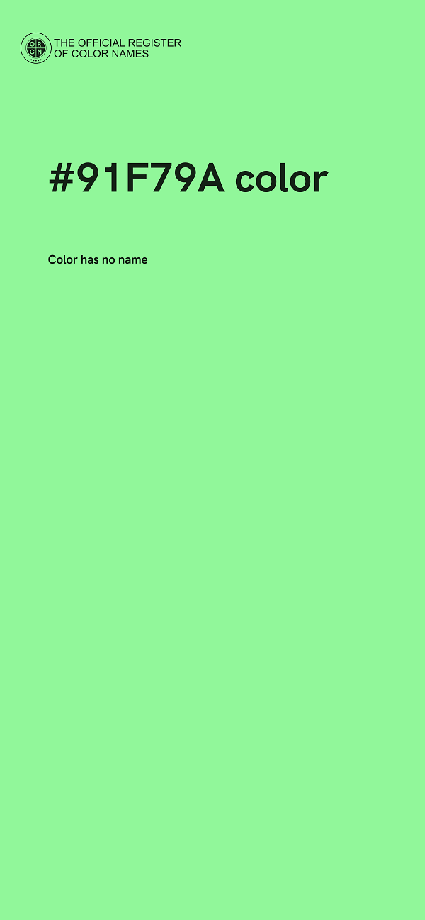 #91F79A color image