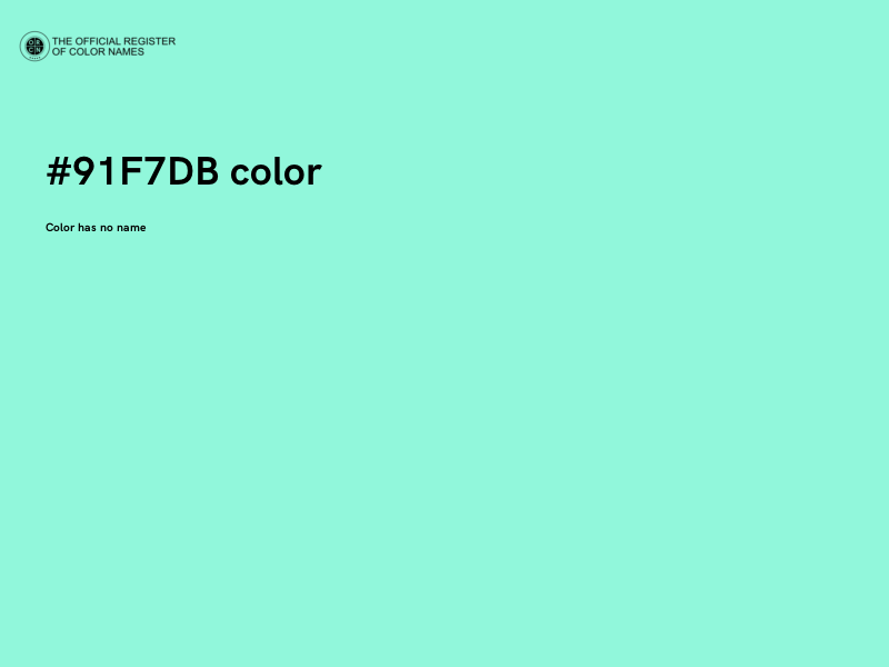 #91F7DB color image