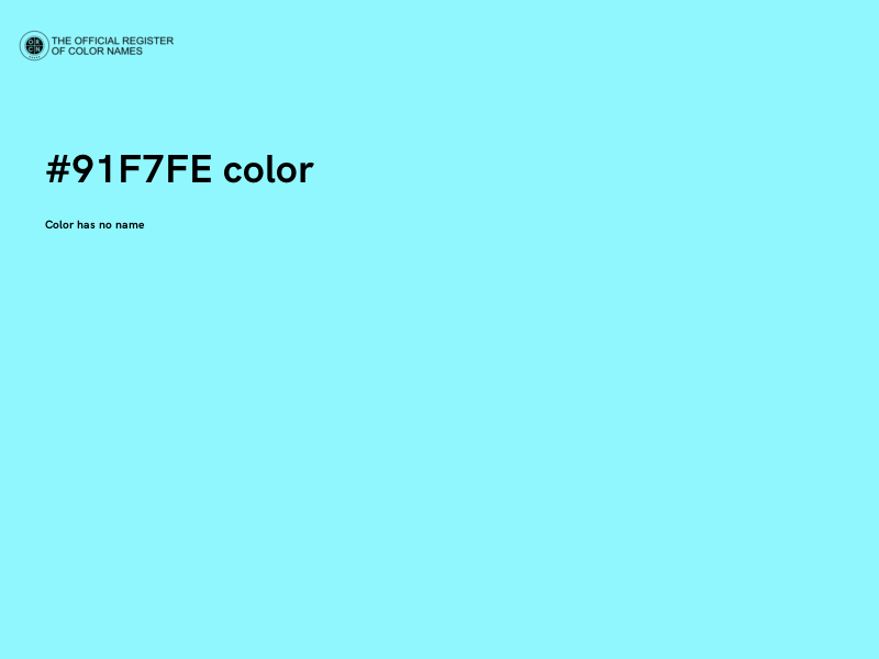 #91F7FE color image