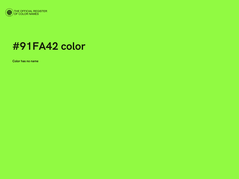 #91FA42 color image