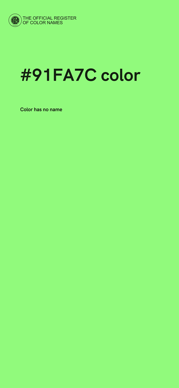 #91FA7C color image