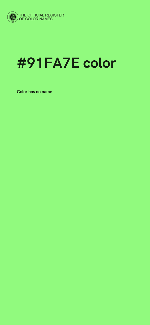 #91FA7E color image