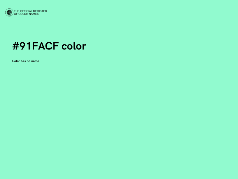 #91FACF color image