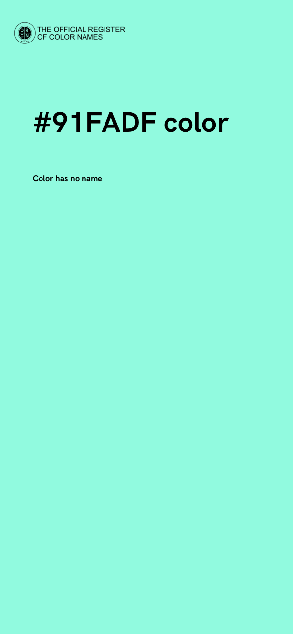 #91FADF color image
