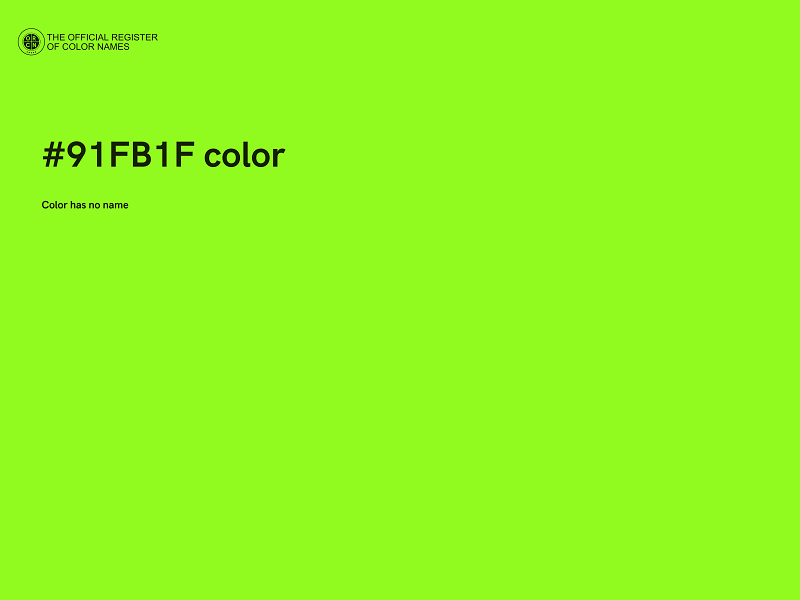 #91FB1F color image