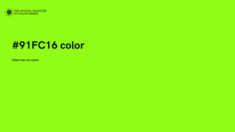 #91FC16 color image