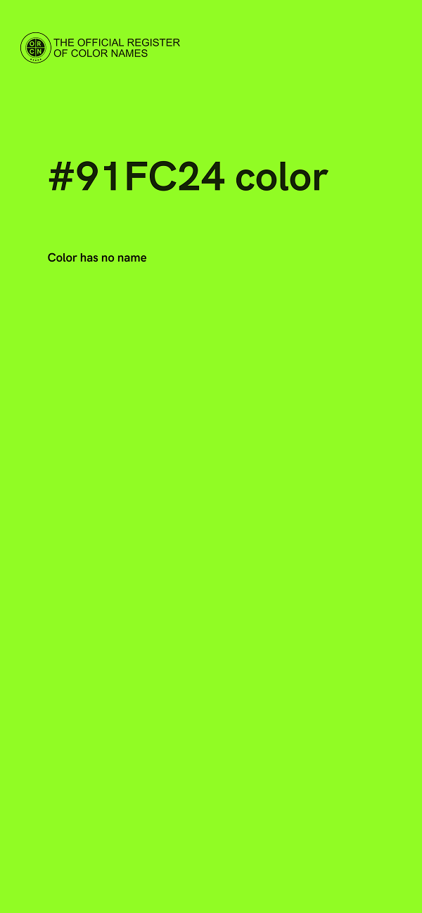 #91FC24 color image