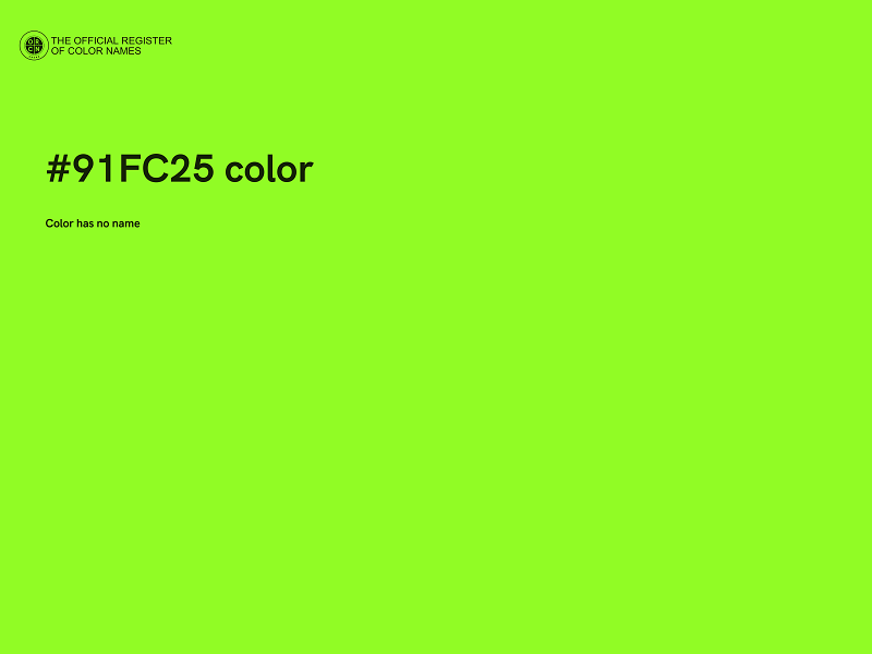 #91FC25 color image