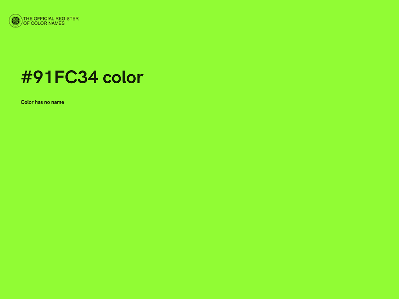 #91FC34 color image