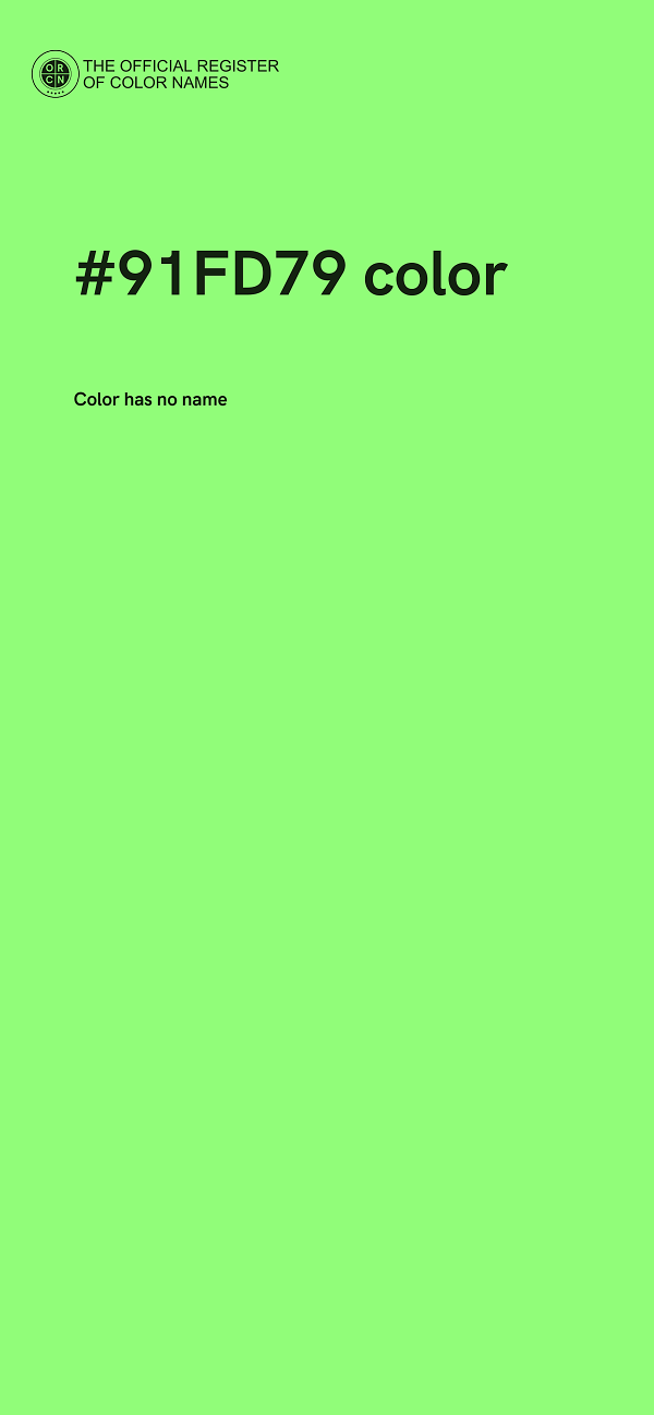 #91FD79 color image
