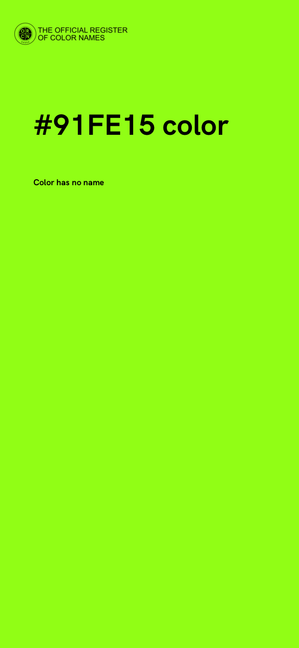 #91FE15 color image