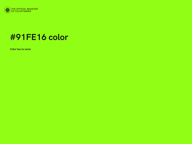 #91FE16 color image