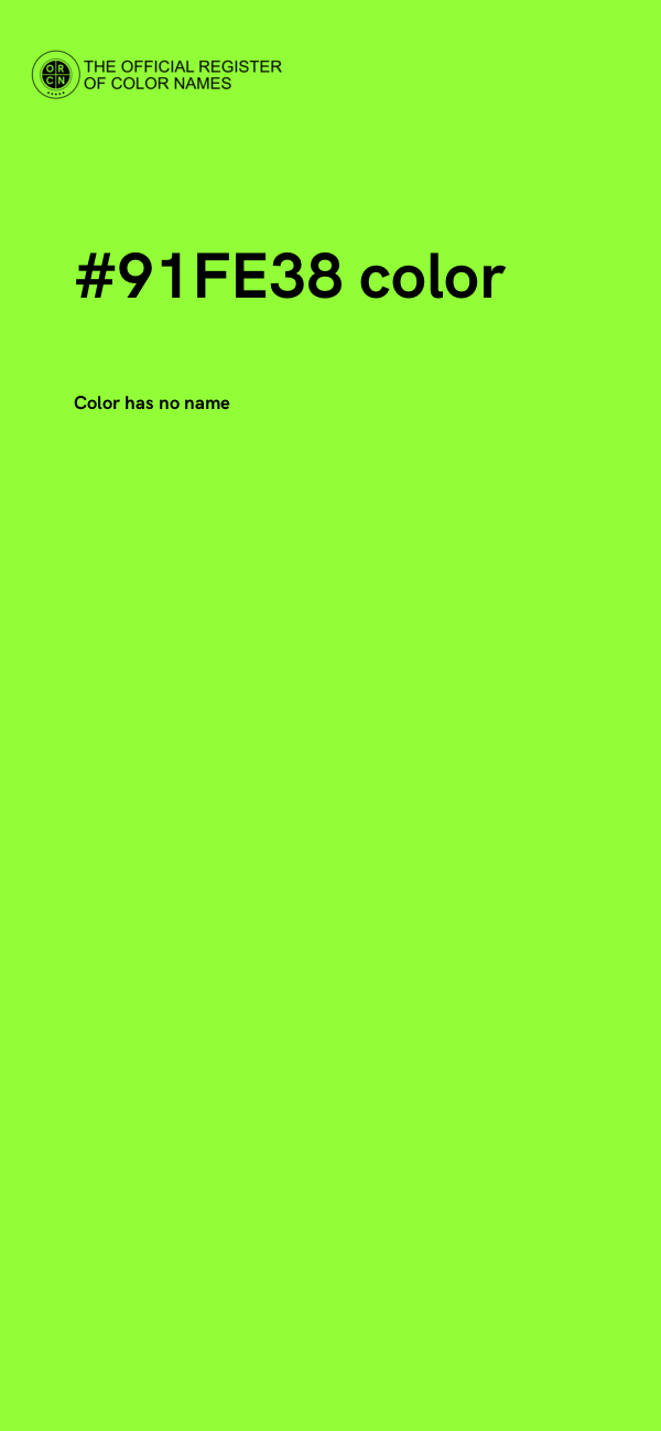 #91FE38 color image