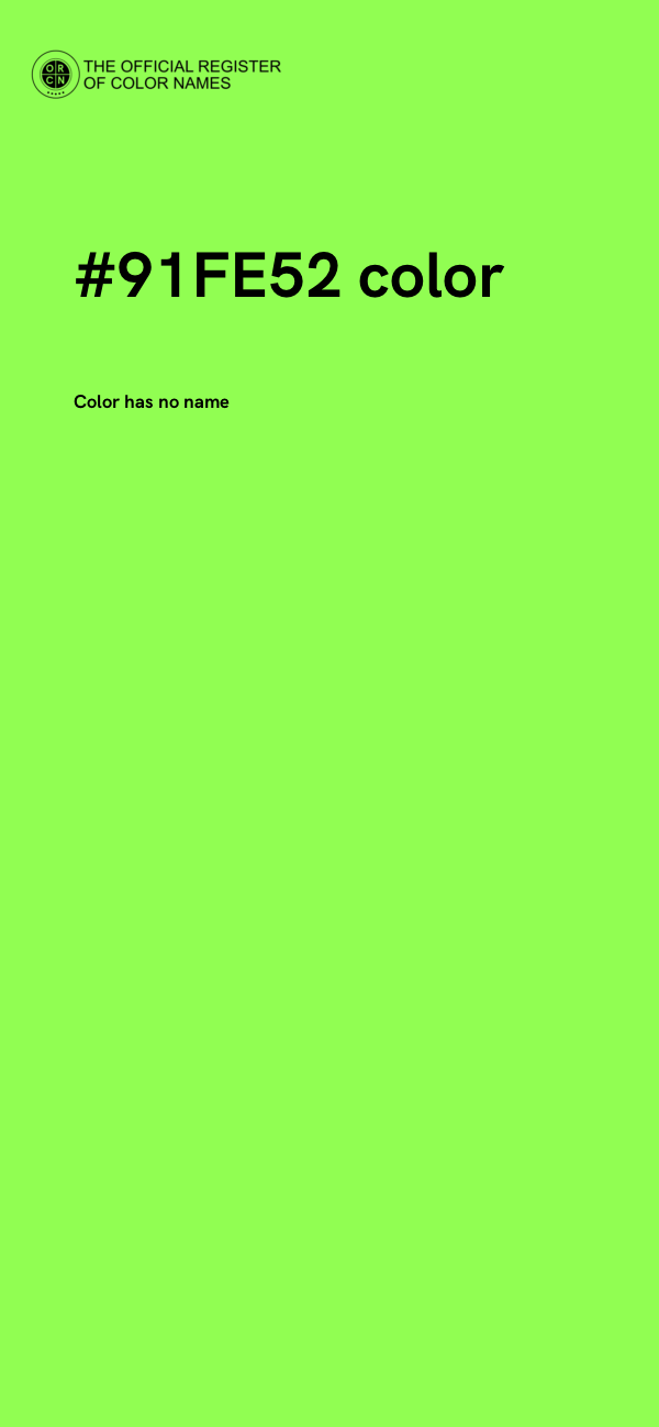 #91FE52 color image
