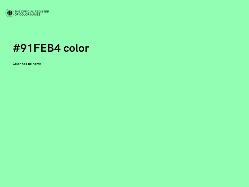 #91FEB4 color image