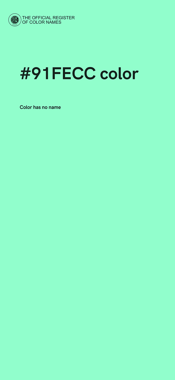 #91FECC color image
