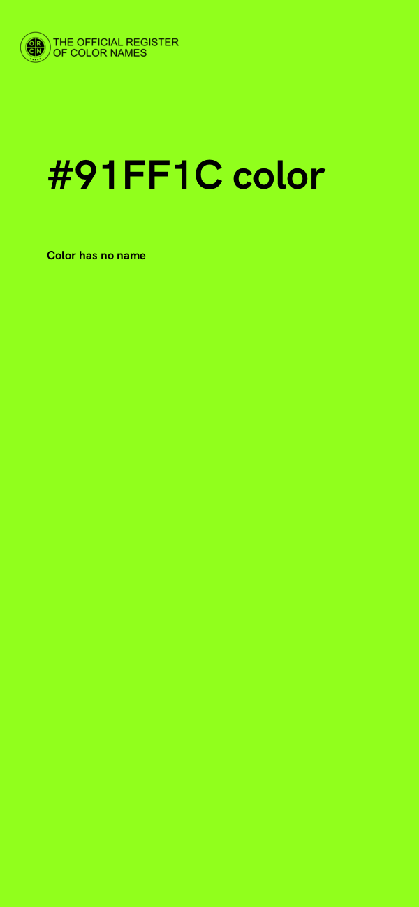 #91FF1C color image