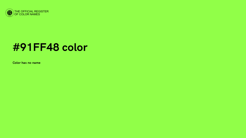 #91FF48 color image