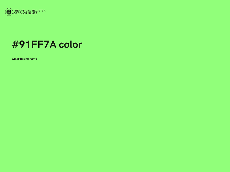 #91FF7A color image