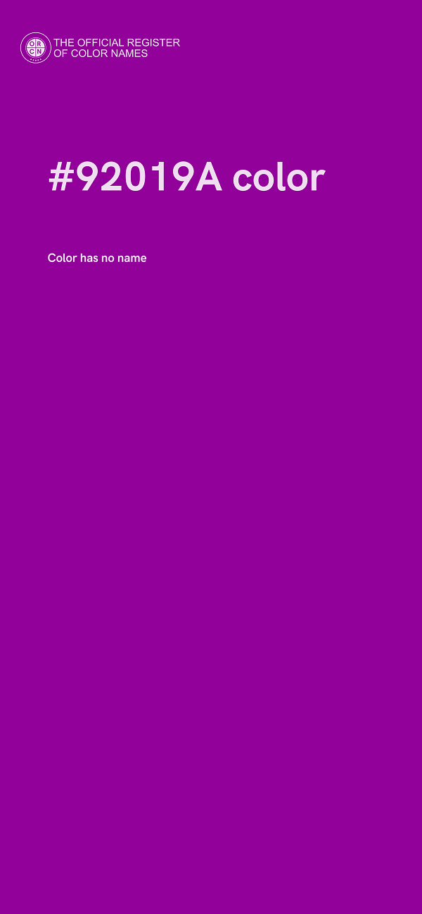 #92019A color image