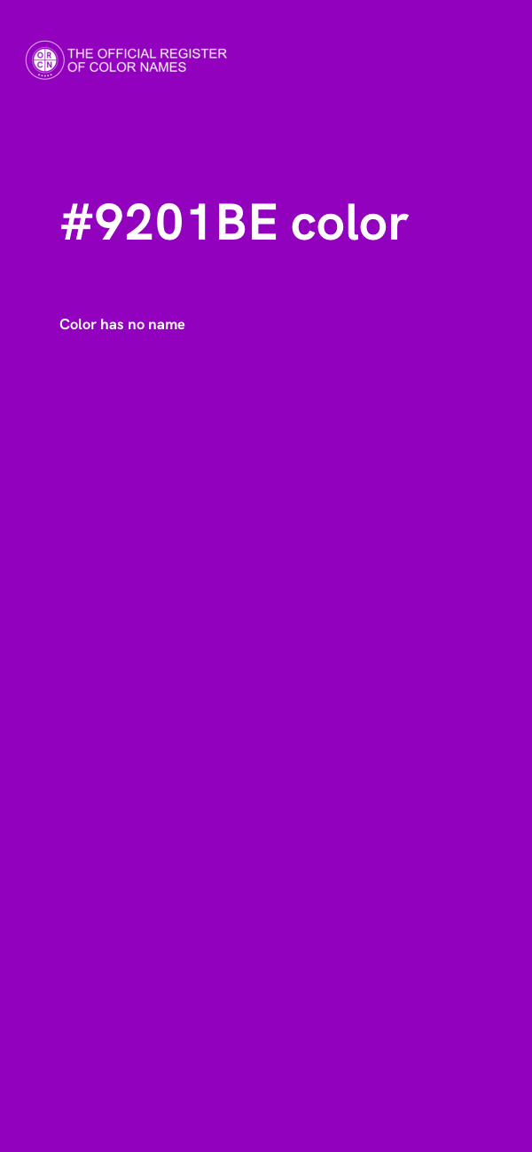 #9201BE color image