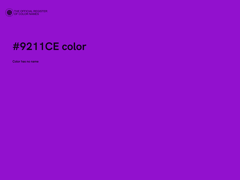 #9211CE color image