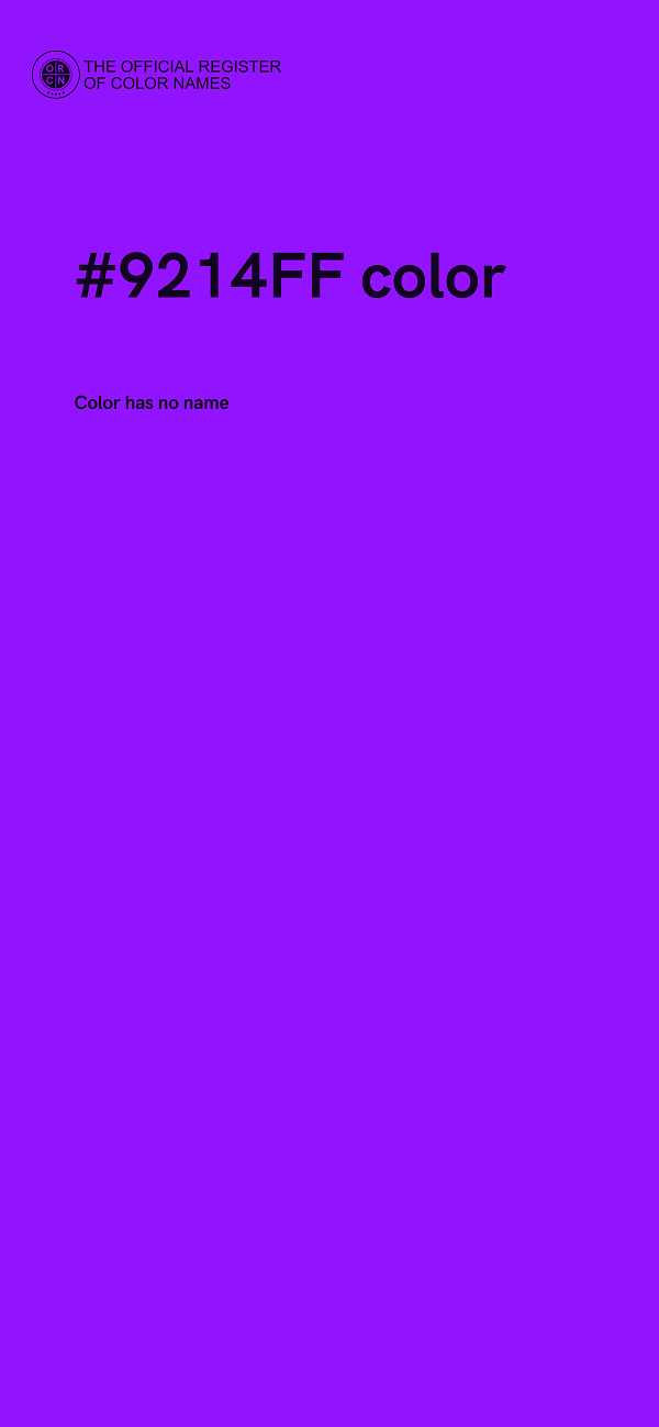 #9214FF color image