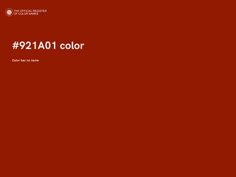 #921A01 color image