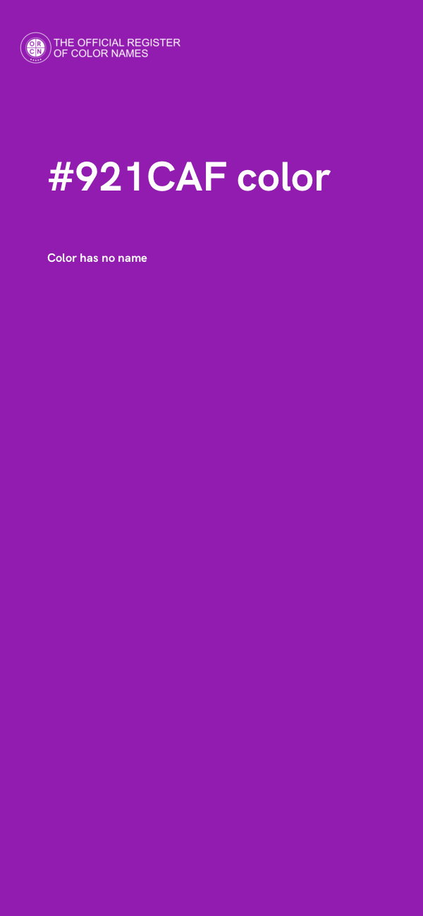 #921CAF color image