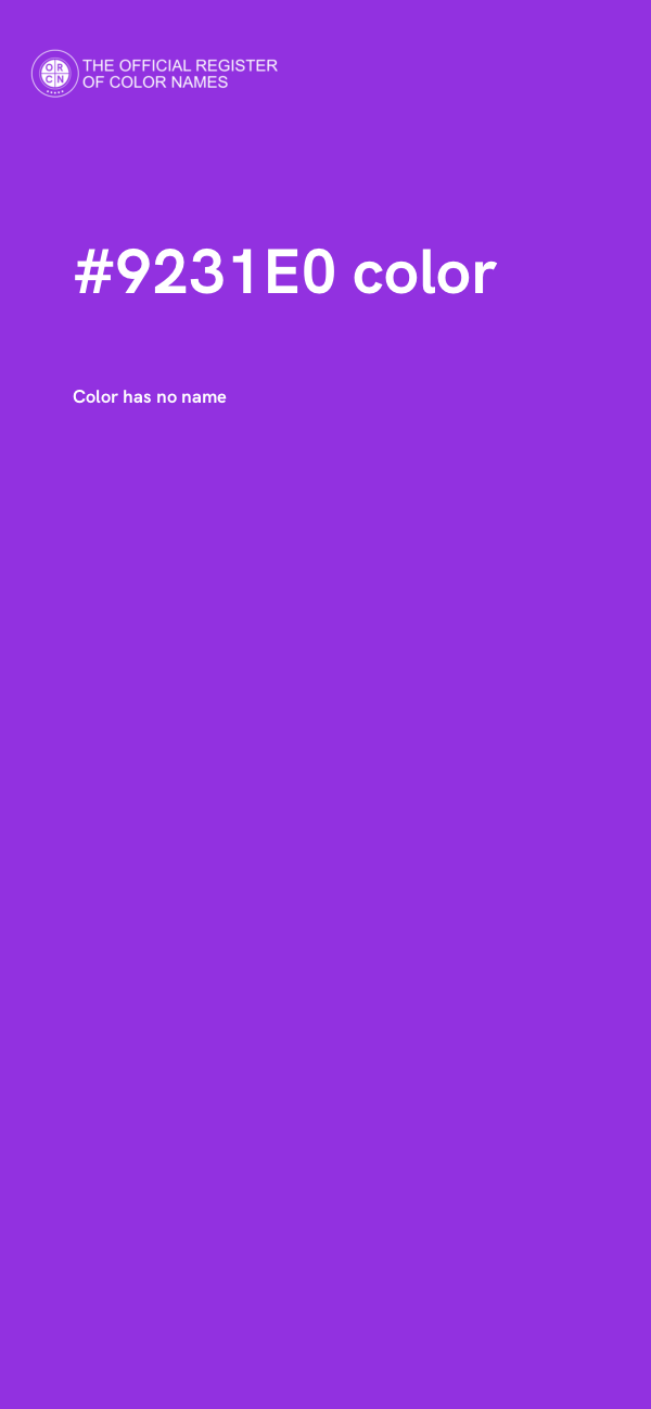 #9231E0 color image