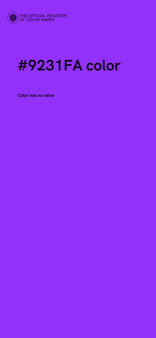 #9231FA color image