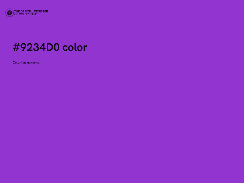 #9234D0 color image