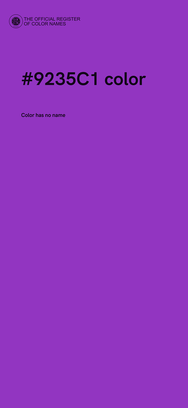 #9235C1 color image