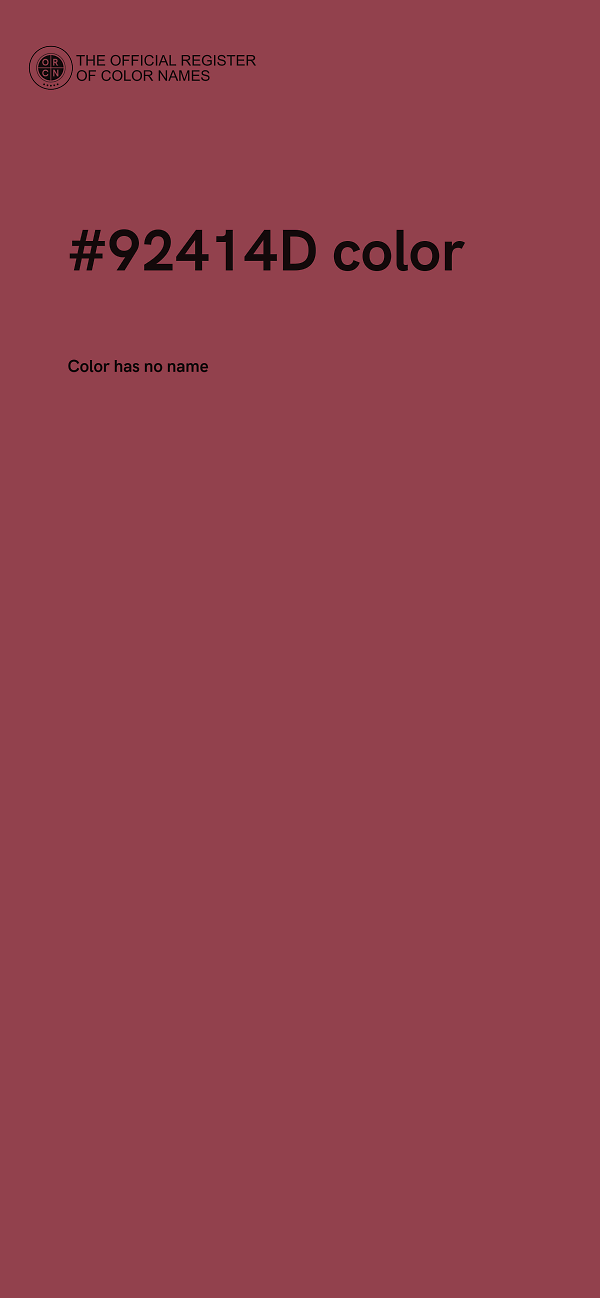 #92414D color image